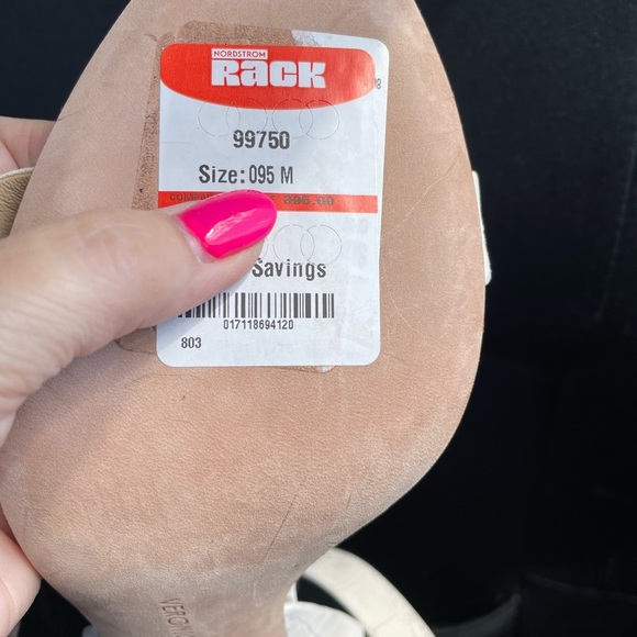 Veronica Beard Cream Ankle Strap Heels 9.5 - Picture 7 of 12